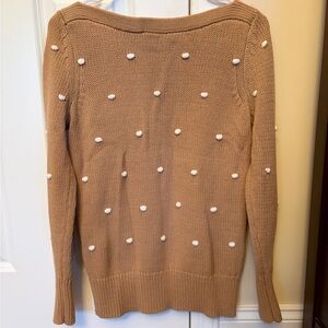 LOFT Camel Knit Pullover